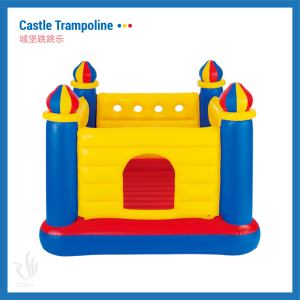 INTEX Childrens Inflatable Castle Indoor Naughty Castle Trampoline Toy Trampoline Playground Mainan Budak 48259室内城堡小孩玩具