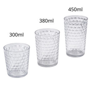 Ly Cốc Nhựa Tổ Ong 300ml 380ml 450ml HOKORI 6383/85/86 Cốc Sinh Tố Trà Chanh Nhà Hàng - TADAHOME