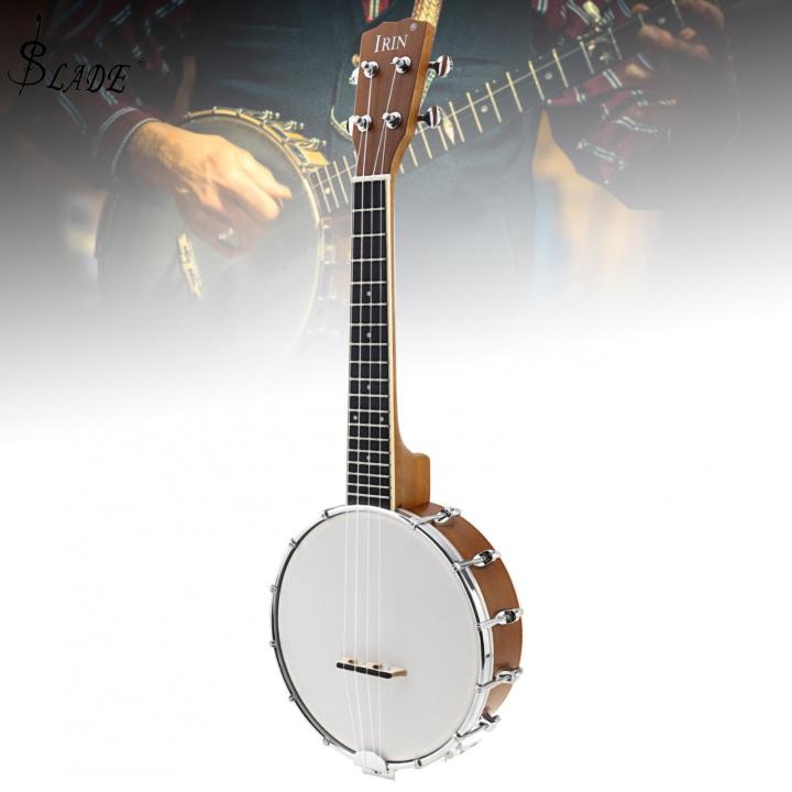 SLADE 4 String Banjo Concert 24 Inch 4 Strings Guitar Beginners Musical ...