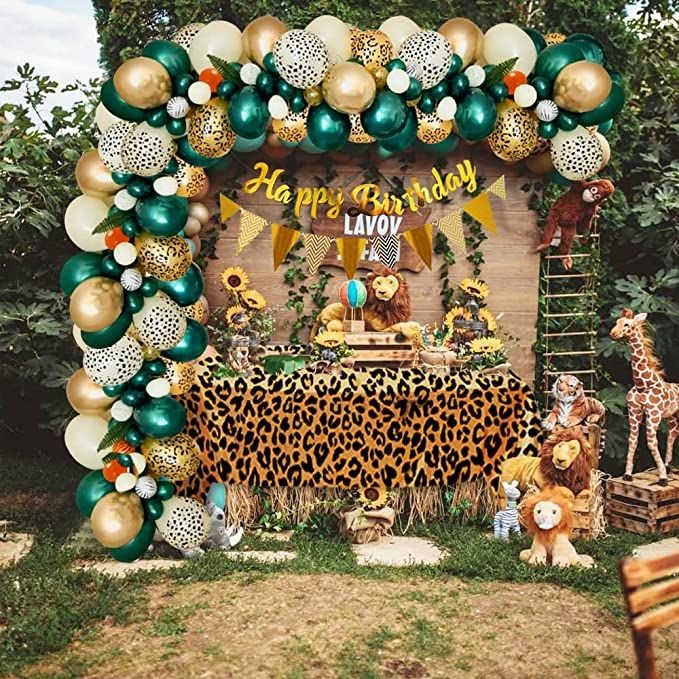 Jungle Boy Birthday Decorations, Safari Birthday Decorations Zebra