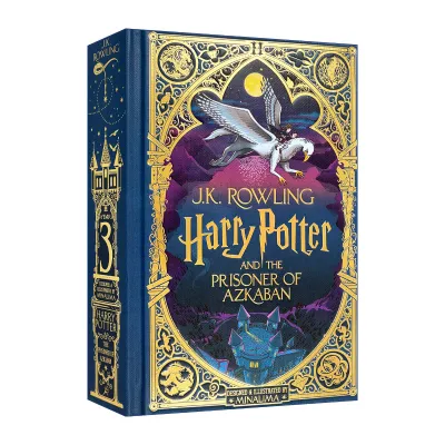 Harry Potter and the Sorcerers Stone (Harry Potter Book #1-4 Optional ) MinaLima Edition Hardcover Illustrated by J. K. Rowling Original English books