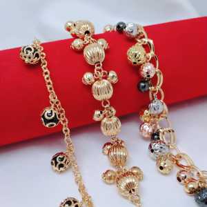 Gelang Tangan Jurai Wanita Aksesoris Fashion Awet Tahan Lama Anti Karat Cocok Untuk Harian