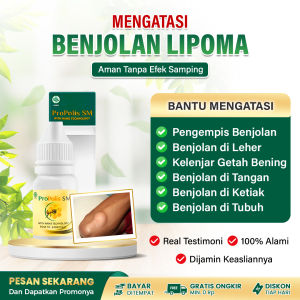 Obat Benjolan di Leher Obat Benjolan Lipoma Benjolan Uci Uci Benjolan di Payudara Kelenjar Getah Bening Gondok - Propolis SM Ekstrak Brazilian - Brazil