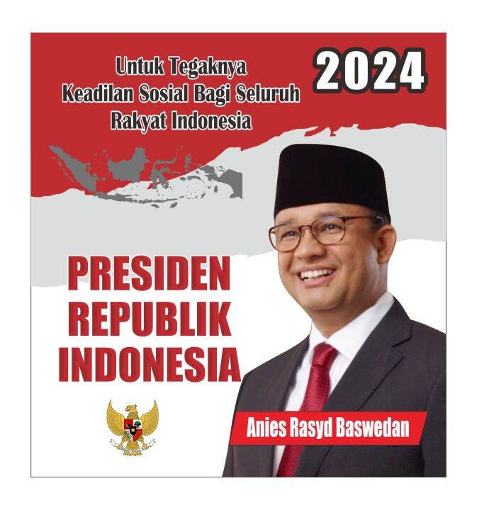 Stiker Anies Baswedan Presiden RI 2024. 10x12 Cm Rp.350/pccs. Isi ...