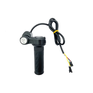 Throttle Accelerator Weatherproof Twist Throttle Handle for E Bike Enhanced Safety Grip Texture and Stable Speed Control