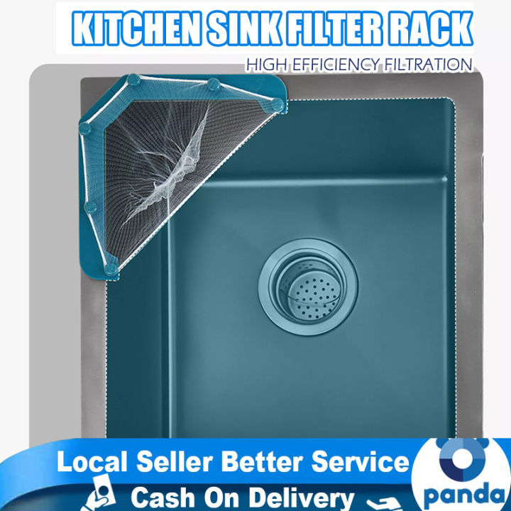 Kitchen Sink Filter Rack Residue Antiblocking Sink Filter Mesh Bag