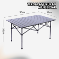 ATRIZ Meja Lipat Outdoor Portable Camping Glamping Folding Table Alumunium. 