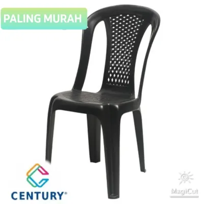 1669B Century Plastic Chair Kerusi Kedai Mamak/kerusi hitam/ kerusi dansar/side chair