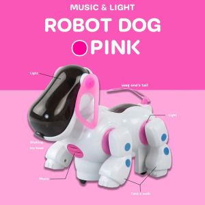 (หุ่นยนต์หมา) ROBOT DOG น้องหมาอัจฉริยะ เดินได้ มีเสียงเพลง มีไฟ เสริมการเรียนรู้ สำหรับเด็ก 3+ปีขึ้นไป