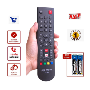 Điều khiển tivi Led TCL Smart TC-97 hàng tốt - tặng kèm pin