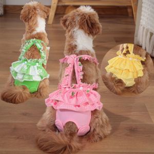 CUTE ELVES Washable Pet Menstrual Pants Breathable Safety Female Dog Panties Practical Leak-proof Dog Physiological Pants Pet Supplies