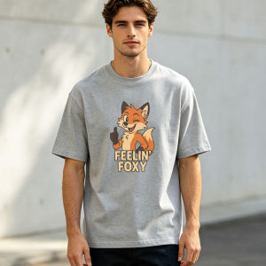 Retro Scenic Forest Hiking Husky Character Print Tee Men Cotton Crew Shirt Mountain Trip Outdoor Lightweight Casual Wear Outfit