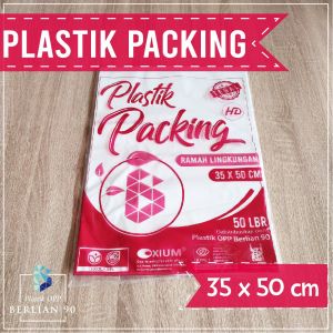 Plastik Olsop HD Tanpa Plong 35x50 cm Silver & Putih Isi 50 Lembar – Plastik Packing Tebal & Kuat Kantong Plastik Olshop Plastik Kemasan Baju Murah & Terlaris 2025