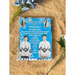 GROSIR KAIN BATIK PGRI RESMI - BATIK DINAS PUTIH - KAIN BATIK ORIGINAL PGRI - MOTIF PGRI - BATIK PUTIH PGRI MOTIF - BSY BATIK PGRI- BAHAN KAIN BATIK BSY - BATIK PGRI - KAIN BATIK PGRI PUTIH 1 POTONG