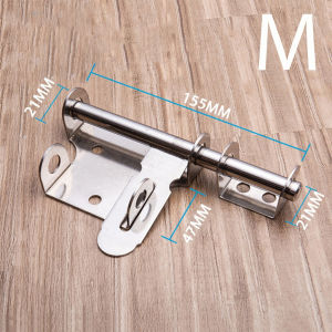 Heavy Duty 6in 8in Door Latch Stainless Steel Sliding Door Lock Bolt Safety Warehouse Gate Latch