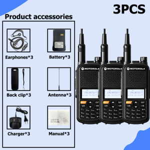 Motorola 370plus IP68 waterproof rating two way radio walkie talkie long range 20KM 15Watt high-capacity 6800mAH 199 Channels