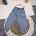 CELANA JOGER JEANS WANITA KANTONG DEPAN /READY SIZE L/XL-JUMBO (COD). 