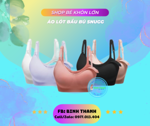 Áo lót bầu bú Snugg chính hãng - giữ được máy hút sữa không dây
