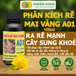 Mua 5 tặng 1 - Phân Bón Kích Rễ Mai Vàng GreenHome Hũ 100ml Ra Rễ Cực Mạnh Dùng Giâm Chiết Cành Chuyên Hoa Mai