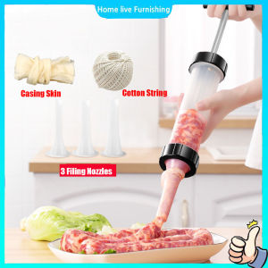 Manual Sausage Maker Meat Stuffer Filler Longanisa Maker Machine Hand Operated Salami Maker Kitchen Utensils