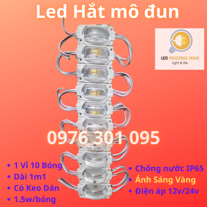Led Hắt Bóng Siêu Sáng Chống Nước (Vỉ 10 Bóng) Điện áp 12v/24v Đèn gắn bên hông xe tải xe buýt