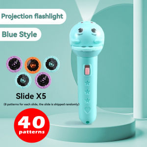 kids educational Light Up Toy Flashlight Projector Cartoon Animals Baby Sleeping Story Book LED Torch Lamp Toy Early Education Toy Holiday flaslight projection toy for kids