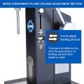 5-50ml manual filling machine Peanut butter paste filling machine Liquid paste filling machine Edible oil filling machine. 