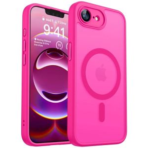 Luxury Magnetic Matte Clear Case For iPhone 17E 16E For Magsafe Shockproof Cover For iphone 17 16 15 14 13 12 Pro Max Plus Coque