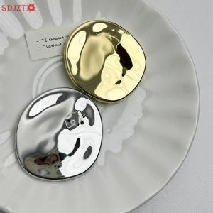 🚚【Local Express Delivery】🚚 NEW Fashion Minimalist Irregular Geometric Metal Uneven Polished Oval Brooch For Women Girl Party Jewelry Gifts