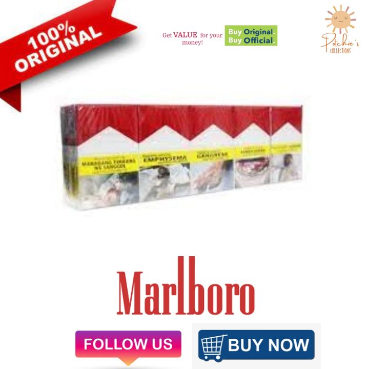 Marlboro Red Ream (10 Packs Flip-top) Regular Flavor Marlboro - Lazada