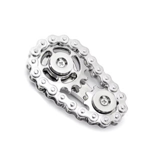 Chains Gear Fidget Spinner Gyroscope Spinning Top Hand Spinner Chain Gear Fingertip Sprocket Metal Wheel Gear Chain Gyroscope