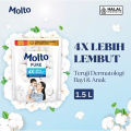 Molto Pelembut & Pewangi Pakaian Bayi Softener Konsentrat Pure Soft & Gentle 1.5L. 