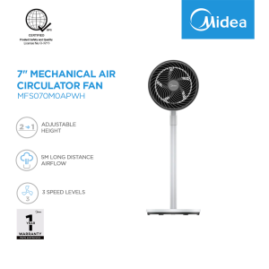 Midea 7" Mechanical Air Circulator Fan