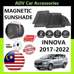 Toyota Innova 2017-2022 ADV Magnetic Sunshade [6PCS]