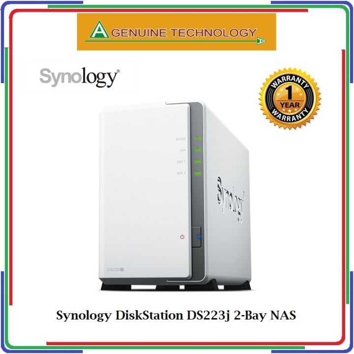 Synology DiskStation DS223j 2-Bay NAS | Lazada Singapore