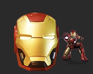 Loa Bluetooth Marvel Iron Man mini di động cao cấp tặng kèm dây sạc 20W
