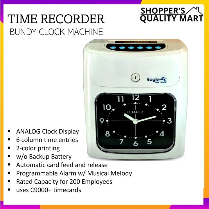 Electronic Employee Analogue Time Recorder Time Clock With Card Time  Attendance Machine, Fruugo Ie