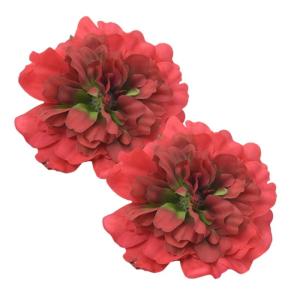 Pack of 2 Artificial Flower Curtain Clips Modern Decorative Tiebacks Clasps Buckles Window Drape Holders Clamp Decors