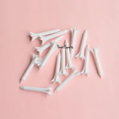 20 Short Plastic Golf Tees (3.8 cm)