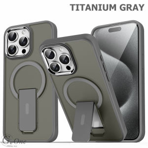 Hard PC Matte Magnetic Case For iPhone 16 15 14 11 12 13 Pro Max 16promax 15promax 14PM With Invisible Stand Support Wireless charging