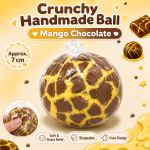 [SG Stock] Crunchy Sensory Squeeze Toy for Stress Relief Cracking Chocolate Bar Butter Squishy for Kids & Adults