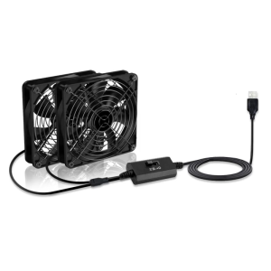 12cm USB Cooling Fan DC5V Adjustable Speed Versatiled Option Heatsink For Multiple Electronic Applications