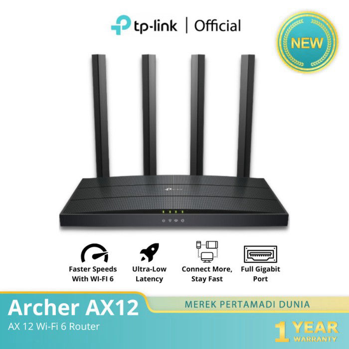 TP-Link Archer AX12 WiFi 6 Router AX1500 tp link router archer ax12 acces point Dual-Band Gigabit