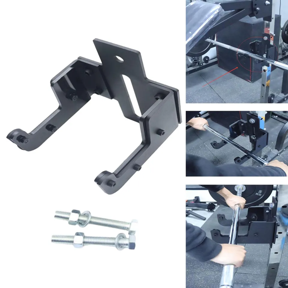 J Hook Barbell Holder during Rowing Training Portable with Hand Tightening  Nuts