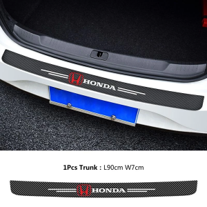 ชายบันไดรถยนต์ สติกเกอร์สะท้อนแสง คาร์บอนไฟเบอร์ ป้องกันรอยขีดข่วน