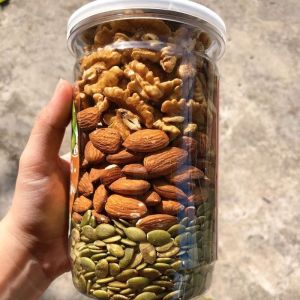 500 Gram Mix 3 loại hạt (Hạnh nhân óc chó bí xanh) DIEPPHUONG FARM