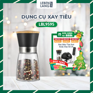 Dụng cụ xay muối và tiêu không dùng điện lõi xay gốm bền bỉ hai mức điều chỉnh xay Lebenlang LBL9595 - hàng chính hãng