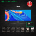 TITAN ARMY 34” Curved VA 2K WQHD 144Hz 1ms HDR 99%sRGB Adaptive Sync Ultrawide 21:9 Gaming Monitor (C34CHR). 