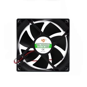 NAIL SALON 0.30A 9ซม. 24V 4500รอบต่อนาที พัดลมระบายความร้อนเครื่องเชื่อม ปริมาณอากาศสูง การระบายอากาศที่ดี พัดลมเซิร์ฟเวอร์ ท่อระบายไอเสีย พัดลมเครื่องเชื่อม สำหรับ YTD249225S04501