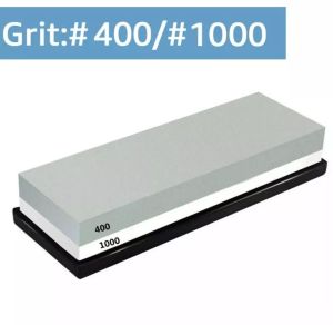Sharpening Stone 2 Side Grit 400/1000 1000/4000 1000/6000 3000/8000 5000/10000 Whetstone Set Kitchen Knife Sharpener with Non-slip Rubber Base